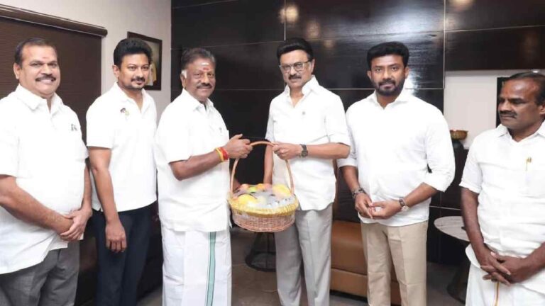 OPS Extended his Support to MK Stalin ahead of upcoming Tamilnadu assembly elections