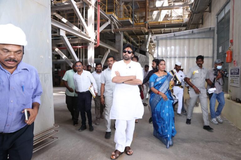 Pawan Kalyan Reviews Jindal Waste-to-Energy Plant In Guntur