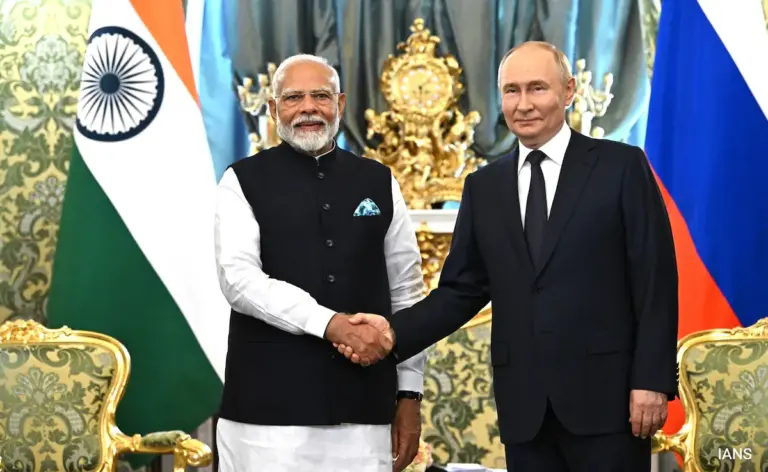 Putin Says Pressure on India Over Russia Ties Could Harm International Relations