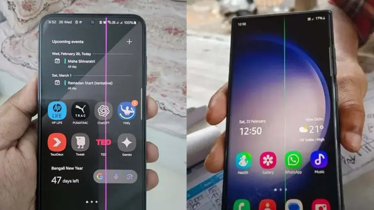 Galaxy S23 Green Line Issue on AMOLED display