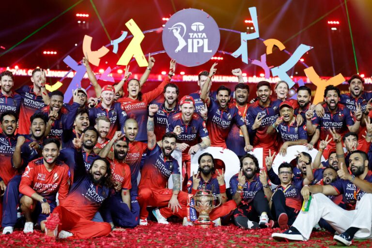 RCB celebrates IPL 2026 title win