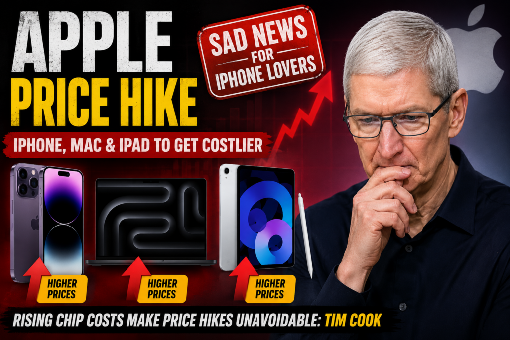 Sad News for iPhone Lovers: Apple Confirms Price Hike