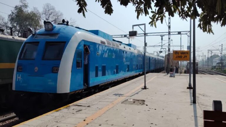 India's First Hydrogen Train Set for 120 Kmph Trial on June 26