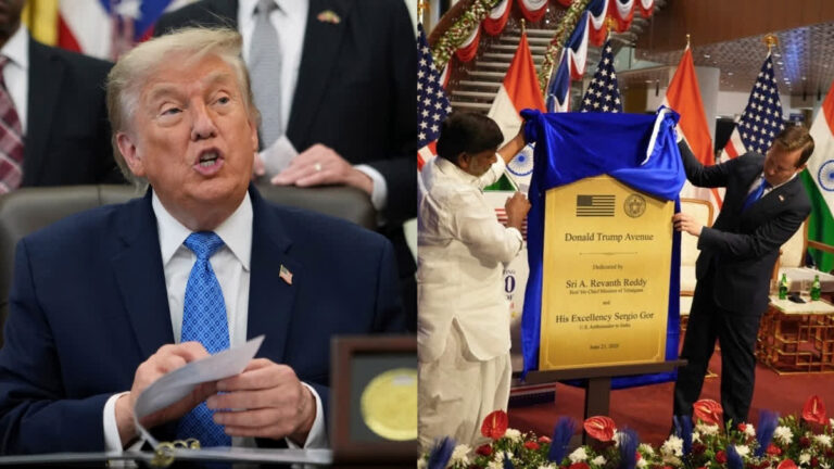 Donald Trump Avenue Unveiled in Hyderabad