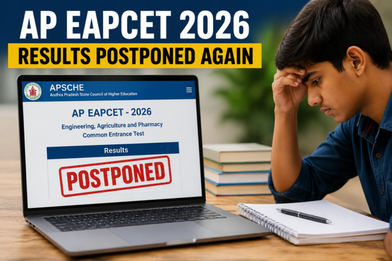 AP EAPCET 2026 Results Postponed Again; APSCHE Yet to Confirm New Date