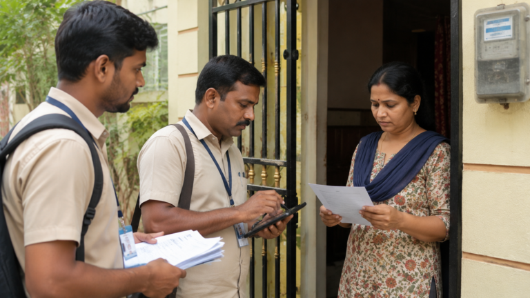Gruha Jyothi Verification Begins Across Karnataka