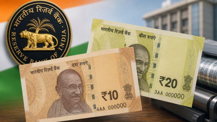 ₹10 and ₹20 currency notes- ₹10 and ₹20 currency notes