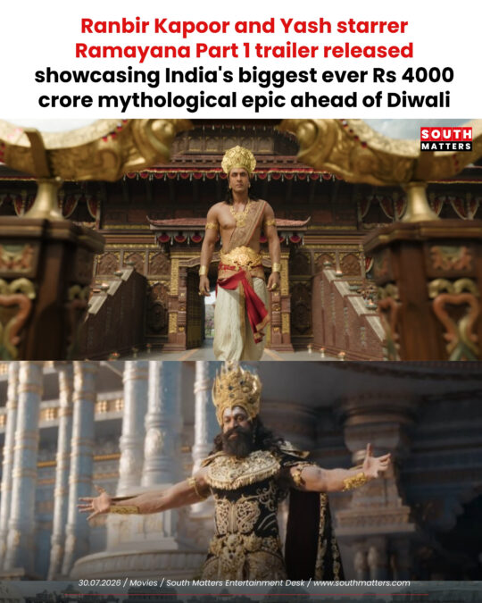 Ramayana Part 1 Trailer Out: Ranbir Kapoor As Ram, Yash As Raavan In India’s Costliest Rs 4000 Crore Mythological Epic