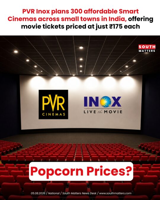 PVR Inox Plans 300 Smart Cinemas in Small Towns