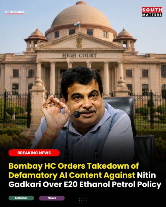 Bombay High Court Orders Removal of Alleged Defamatory AI Content on Nitin Gadkari