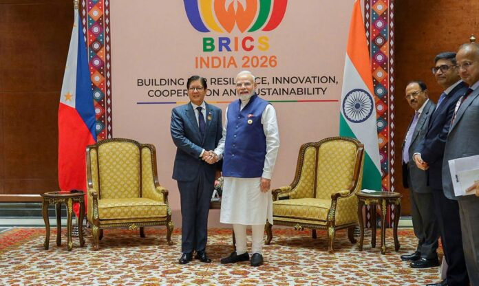 Modi Meets Philippines President Marcos at BRICS