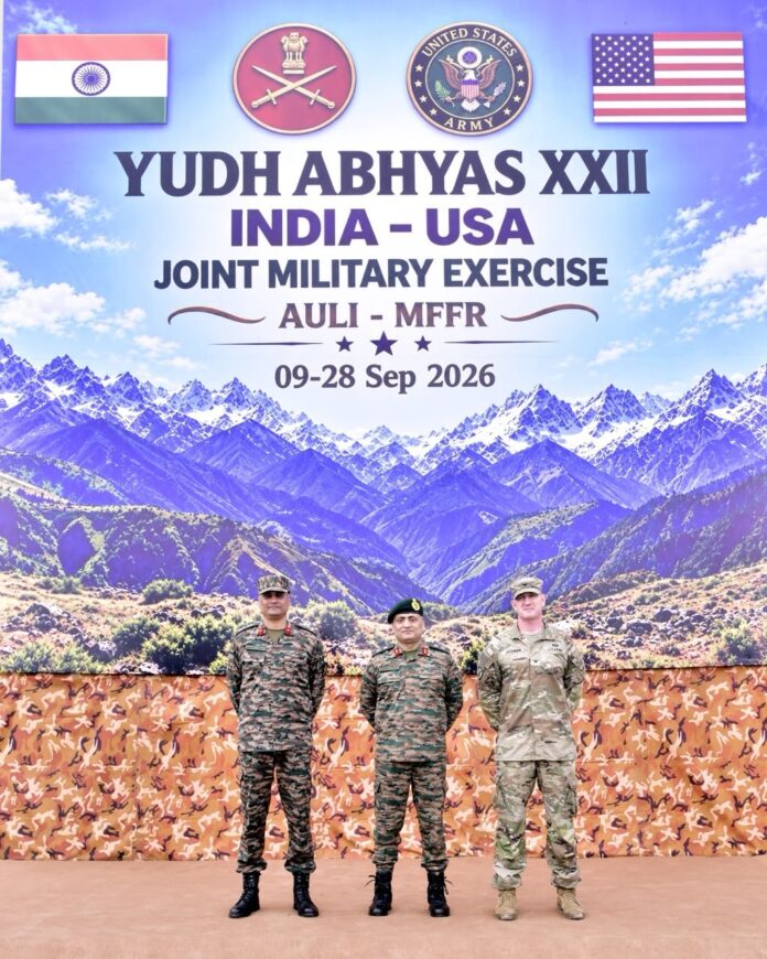 Yudh Abhyas 2026 India US military exercise in Uttarakhand and Rajasthan