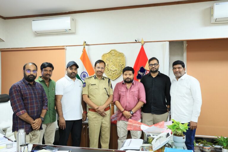 Hyderabad Police Commissioner Meets Tollywood Over AI Deepfakes and Online Trolling