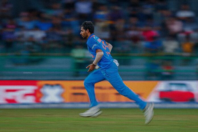 Bhuvneshwar Kumar joins India squad for Bengaluru T20I against West Indies.