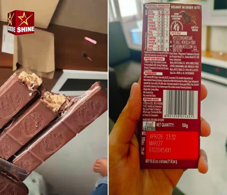 Worms Allegedly Found Inside KitKat Packet Bought at Kukatpally Lulu Mall