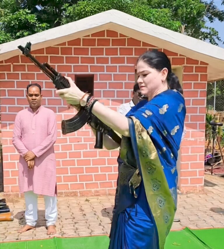 Chhattisgarh SP Ankita Sharma’s AK-47 Firing Video Sparks Safety Debate