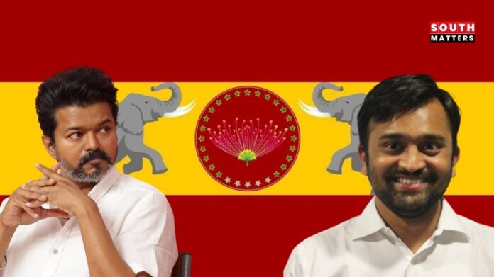 Kapil Sahu TVK strategist Vijay campaign Tamil Nadu