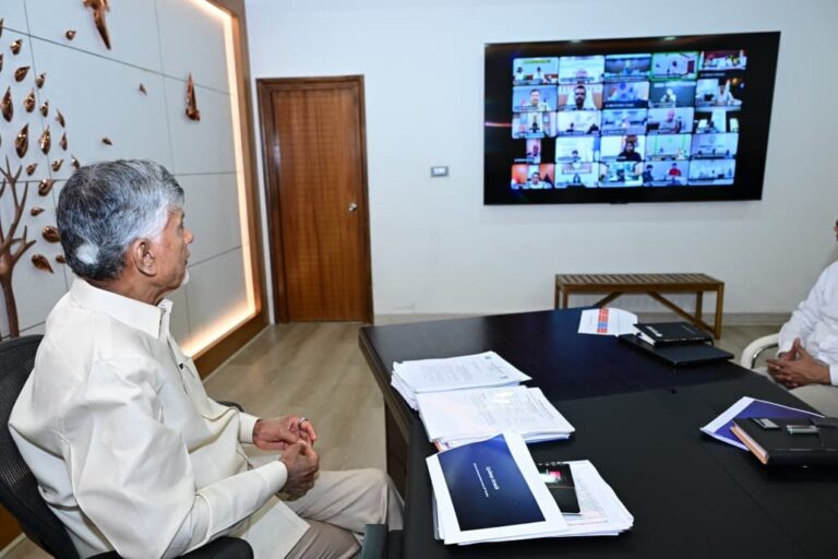 Chandrababu Naidu Reviews Cyclone Arnab Preparedness, Prioritises Public Safety