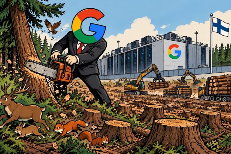 Google Faces Backlash in Finland After 250,000 Trees Cleared for Data Centre