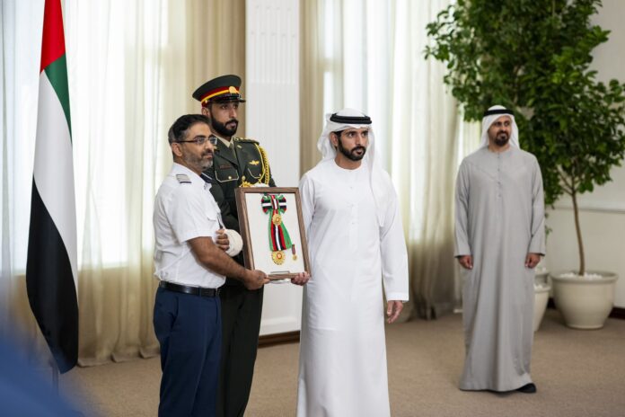 Captain Smit Machchhar honoured by the UAE for bravery during the flydubai cockpit attack