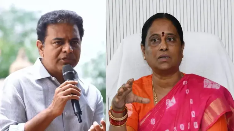 Konda Surekha Apologises to KTR, Withdraws Earlier Remarks
