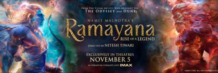 Ramayana Rise of a Legend featuring Ranbir Kapoor as Rama and Yash as Ravana