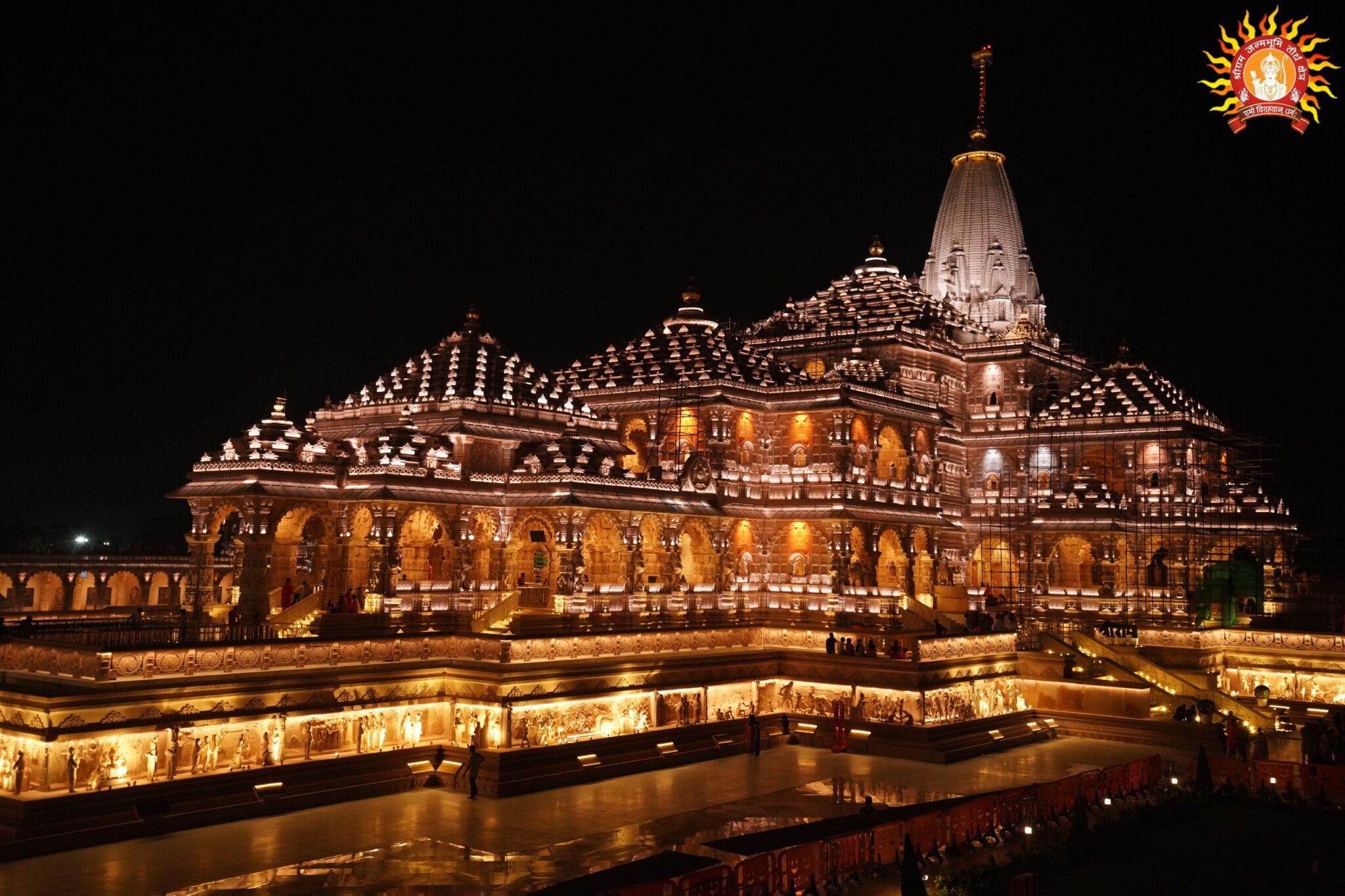 Ayodhya Ram Temple Illuminated for Deepotsav 2026 Celebrations : South ...