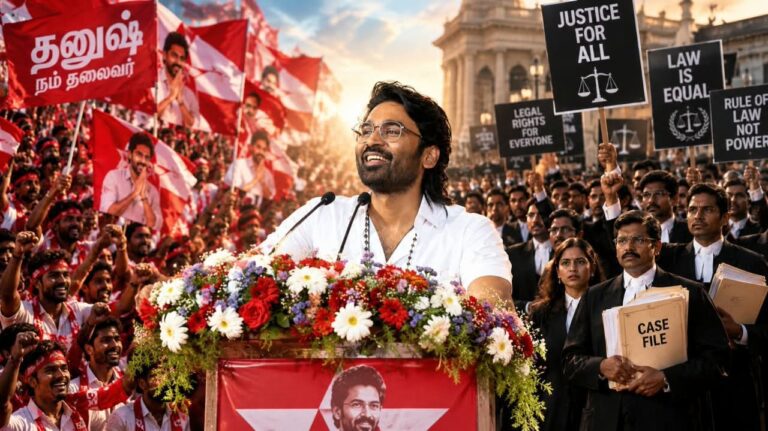 Dhanush Reportedly Plans 3,000 Legal Advisors Across Tamil Nadu